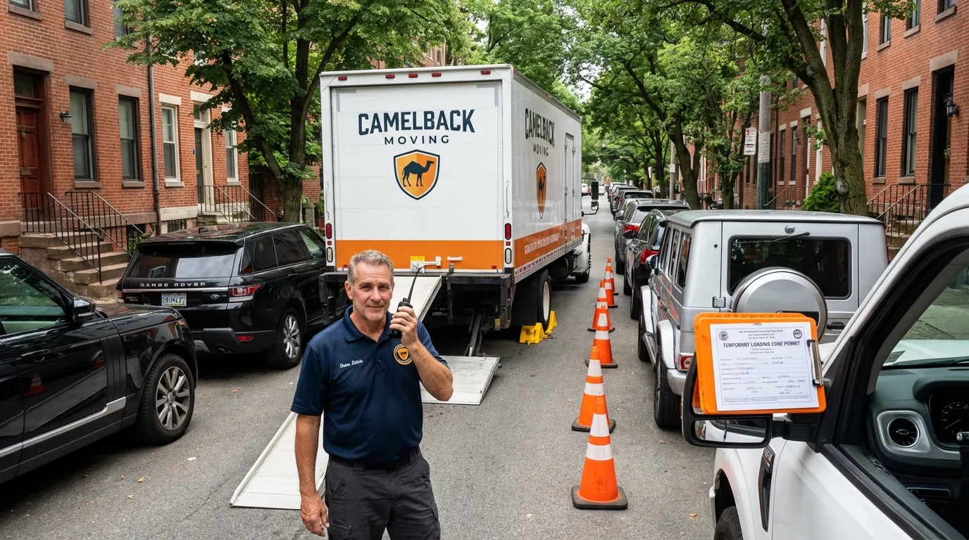 City street loading permit setup in Wynantskill, NY